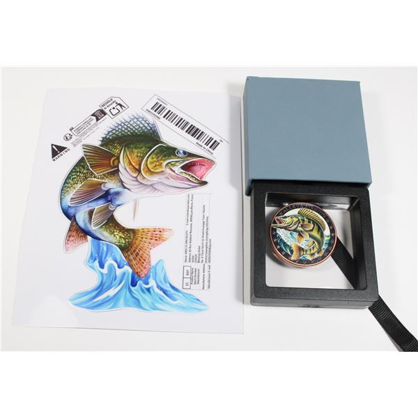 WALLEYE FISHING 1 OZ .999 COPPER