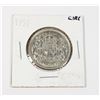 Image 1 : 1957 CANADIAN HALF DOLLAR 80% .3 OZ SILVER