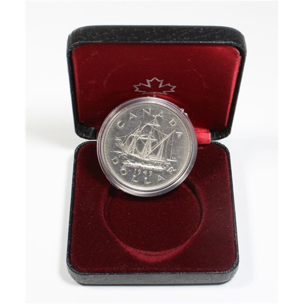 1949 CANADIAN SILVER DOLLAR IN PRESENTATION BOX