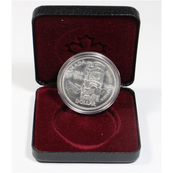 1958 CANADIAN SILVER DOLLAR IN PRESENTATION BOX