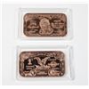 Image 1 : 2 1 OZ COPPER BARS IN CAPSULES