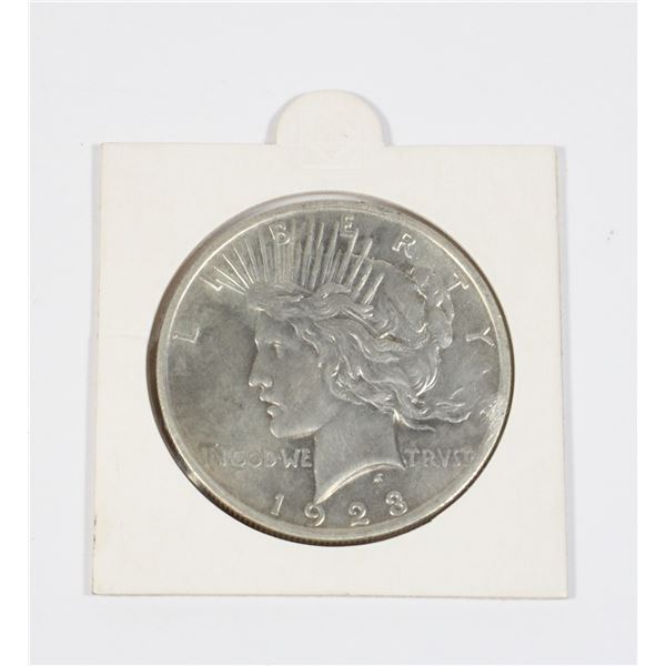 1923 USA PEACE DOLLAR 90 % SILVER NICE LUSTER