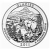 Image 1 : 5 OZ 2011 AMERICA THE BEAUTIFUL GLACIER NATIONAL