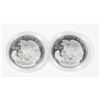 Image 2 : 2 1/4 OZ WALKING LIBERTY FRACTIONAL SILVER ROUNDS