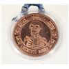 Image 2 : 1 OZ ZOMBIE COPPER ROUND IN CAPSULE WITH CARD