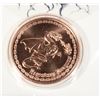 Image 2 : 1 OZ DRAGON COPPER ROUND IN CAPSULE WITH CARD
