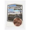 Image 1 : 1 OZ GETTYSBURG COPPER ROUND IN CAPSULE WITH CARD