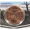 Image 2 : 1 OZ GETTYSBURG COPPER ROUND IN CAPSULE WITH CARD