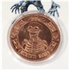 Image 2 : 1 OZ ZOMBIE COPPER ROUND IN CAPSULE WITH CARD