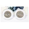Image 2 : 2 1926 BUFFALO NICKELS- USA- NOT SILVER, WITH CARD
