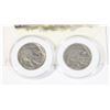 Image 3 : 2 1930 BUFFALO NICKELS- USA- NOT SILVER, WITH CARD