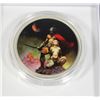 Image 2 : 2 OZ FRAZETTA SWORDSMAN OF MARS COLOURIZED SILVER