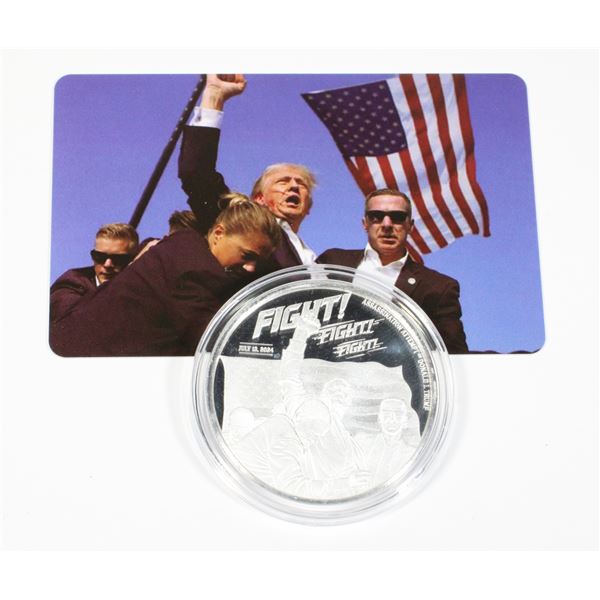 FIGHT FIGHT FIGHT 1 OZ SILVER ROUND LIMITED