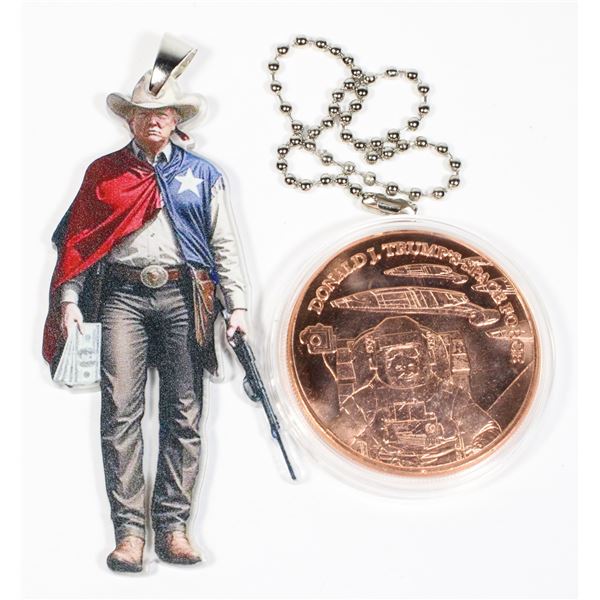 1 OZ TRUMP'S SPACE FORCE COPPER ROUND IN CAPSULE