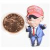 Image 1 : 1 OZ DONALD J. TRUMP COPPER ROUND IN CAPSULE