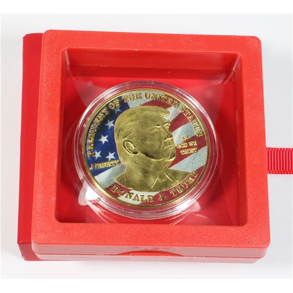 BEAUTIFUL TRUMP ROUND COLOURIZED COMES IN RED