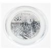 Image 2 : 1 OZ ALDERNEY 80TH ANNIVERSARY OD D-DAY SILVER