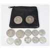 Image 1 : JUNK SILVER $4 FACE COMES IN LEATHER POUCH 2.4 OZ