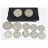 Image 2 : JUNK SILVER $4 FACE COMES IN LEATHER POUCH 2.4 OZ