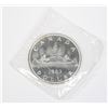 Image 1 : 1963 CANADIAN SILVER DOLLAR PROOF LIKE CUT OUT OF