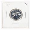 Image 1 : 1967 CANADA 25 CENT PROOF LIKE