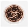 Image 3 : ZOMBUCKS WORLD PANDEMONIUM 1 OZ COPPER ROUND