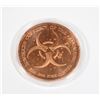 Image 3 : ZOMBUCKS MORTUGA 1 OZ COPPER ROUND.