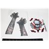 Image 1 : TWO ZOMBIE/ SKULL THEME WINDOW STICKER