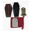 Image 1 : MONARCH VAMPIRE TOMBSTONE 2 OZ .999 SILVER