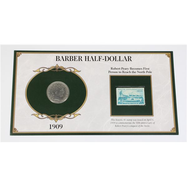 1909 BARBER HALF DOLLAR