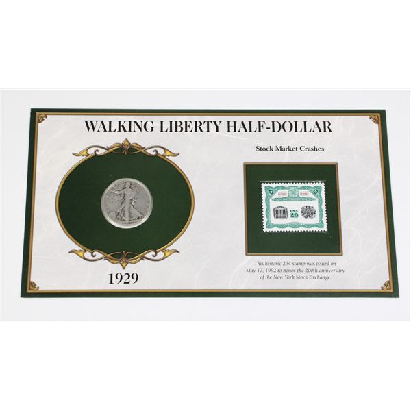 1929 WALKING LIBERTY HALF DOLLAR