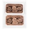 Image 1 : 2 1 OZ COPPER BARS IN CAPSULES