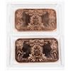 Image 2 : 2 1 OZ COPPER BARS IN CAPSULES