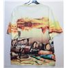 Image 2 : MENS 3D FISHING IN THE POOL T-SHIRT, NEW.