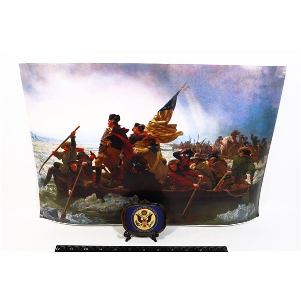 AMERICAN REVOLUTION BICENTENNIAL 1992 BELT BUCKLE