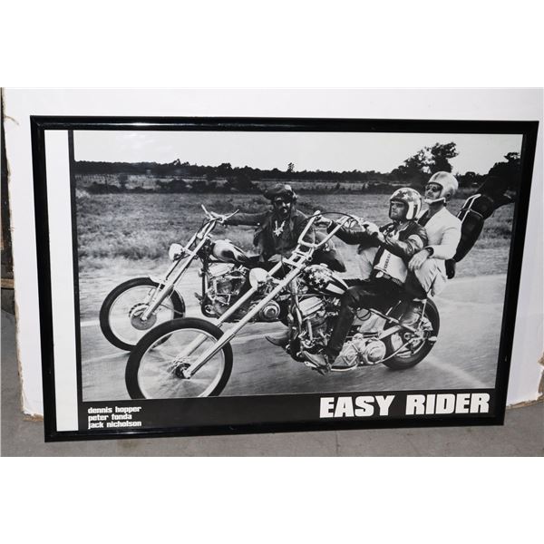 VINTAGE EASY RIDER POSTER IN FRAME