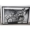 Image 1 : VINTAGE EASY RIDER POSTER IN FRAME
