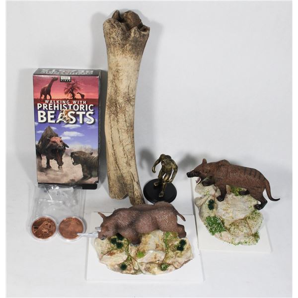 VINTAGE LOT "WALKING WITH PREHISTORIC BEASTS"
