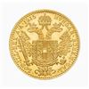 Image 1 : AUSTRIAN 1 DUCAT GOLD COIN 3.5 GRAMS OR .11 TROY OZ OF GOLD