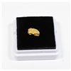 Image 2 : 0.9 GRAM PURE PLACER GOLD NUGGET IN GEMSTONE DISPLAY BOX