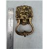 Image 2 : Brass lion door knocker