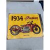 Image 1 : Indian motorcycle tin sign
