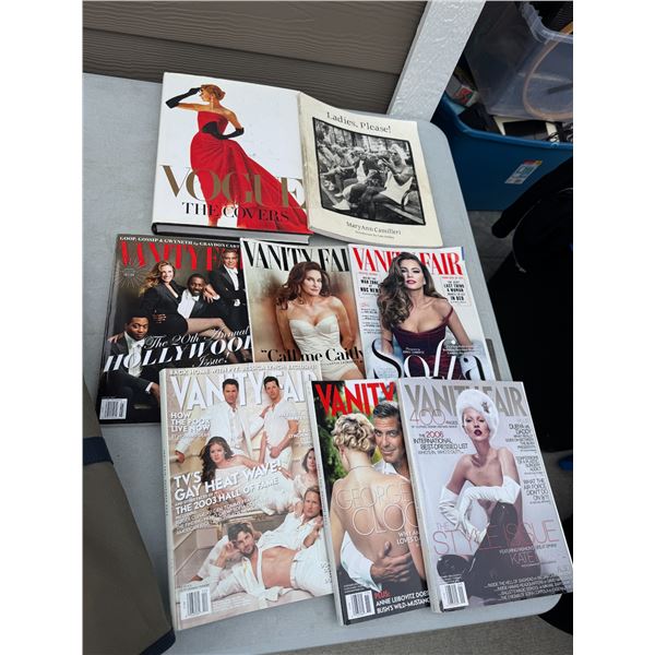 Vogue and Vanity Fair magazines