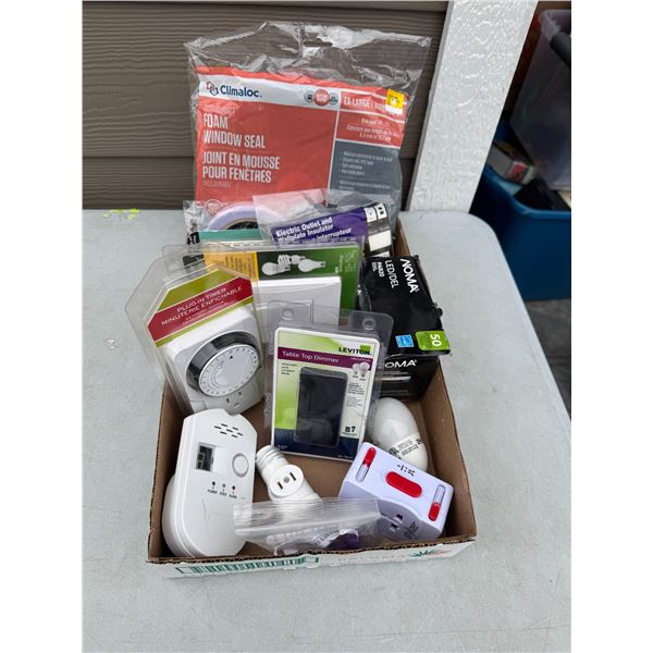 Timers, electrical items, foam window, seal, etc.