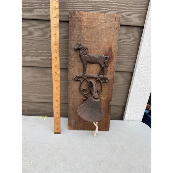 Rustic bell needs reattaching