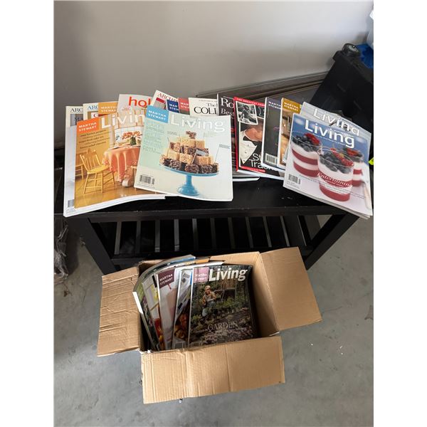 Living and Martha Stewart and other magazine
