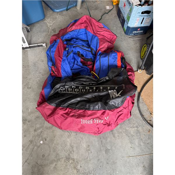 Trout trap belly boat