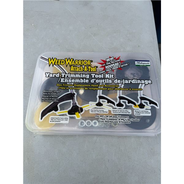 Weed warrior attached a tool