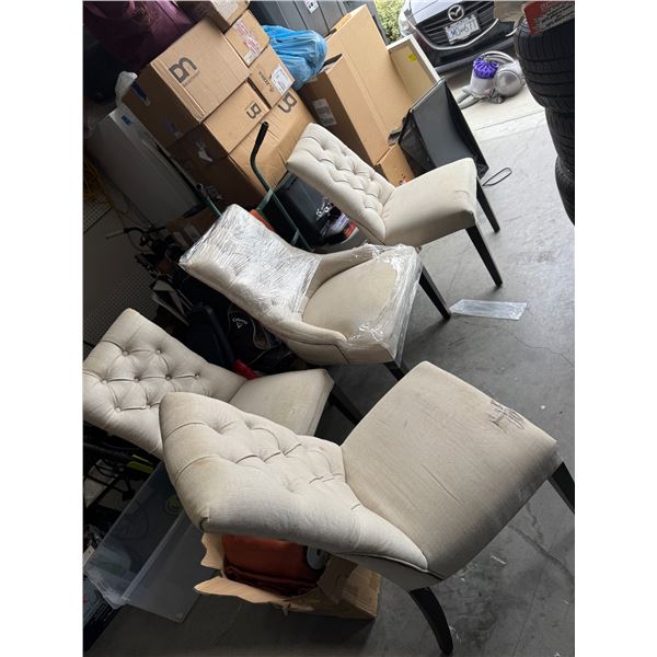 Restoration hardware chairs need refinishing