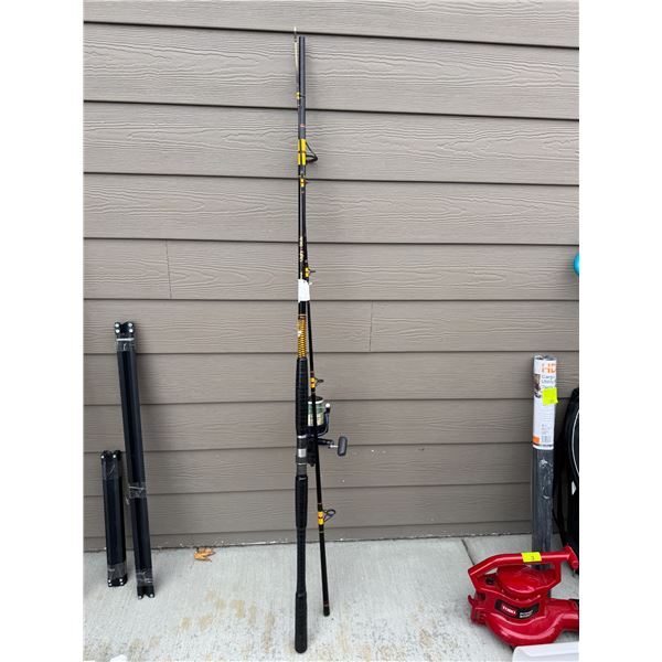 Ugly stick, fishing rod, and Reel